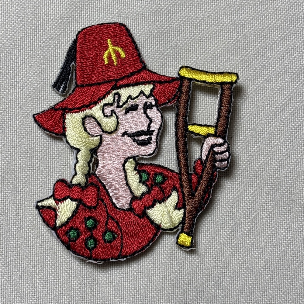 Ladies Red Shriners Patch, Fraternal Organization Patches